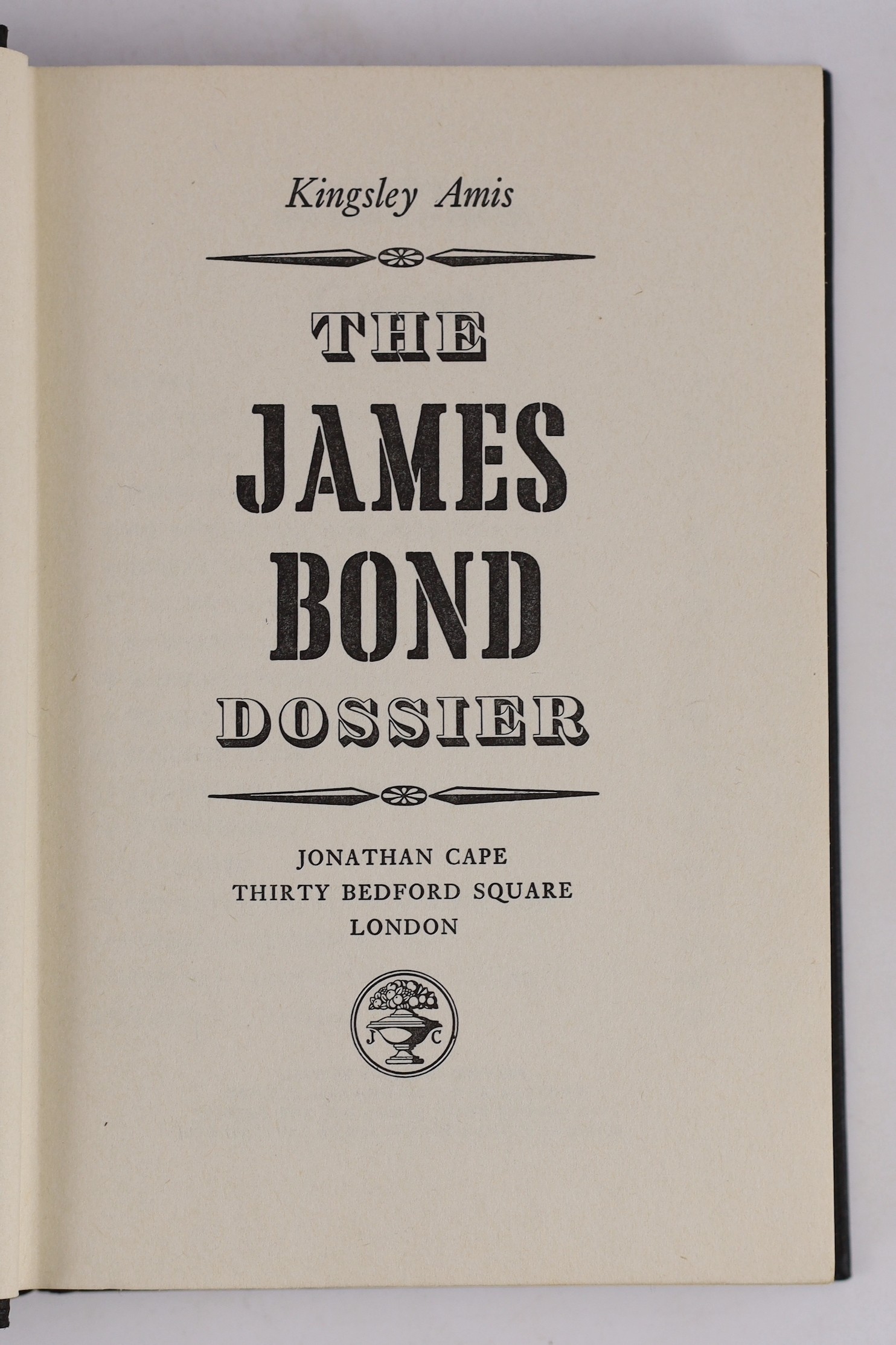 Fleming, Ian - From Russia, With Love. 1st Edition. half title and blurb leaf, pictorial cloth & (facsimile) d/wrapper. 1957; Fleming, Ian - You Only Live Twice. 1st Edition. half title & blurb leaf